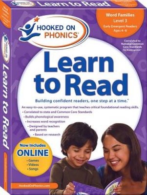 Hooked on Phonics Learn to Read - Level 3: Word Families (Early Emergent  - GOOD