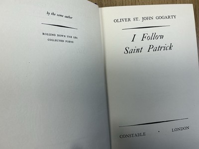 I Follow Saint Patrick, by Oliver St. John Gogarty 1950 Hardback Book