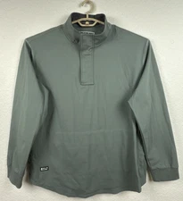 BYLT Elite Fairway Pullover Men's XXL Green Premium Basics Snap Golf Performance