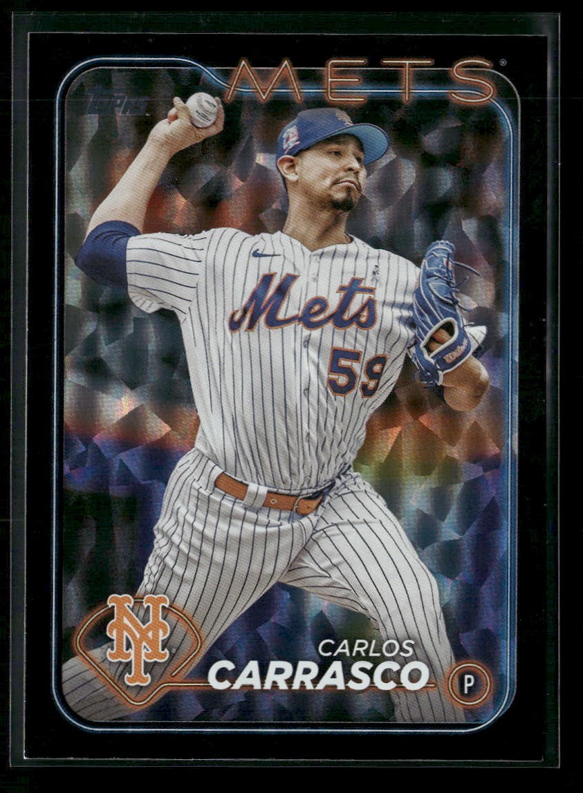 2024 Topps Series 2 - Carlos Carrasco #693 Black Foil