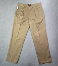 Dockers Pants Mens 34x34 Beige Classic Fit Pleated Straight Signature Khaki NWT