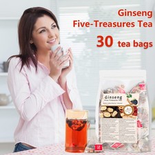 Natural Tea Ginseng Five Treasures Tea Kidney Tea,Traditional Chinese Herbal Tea
