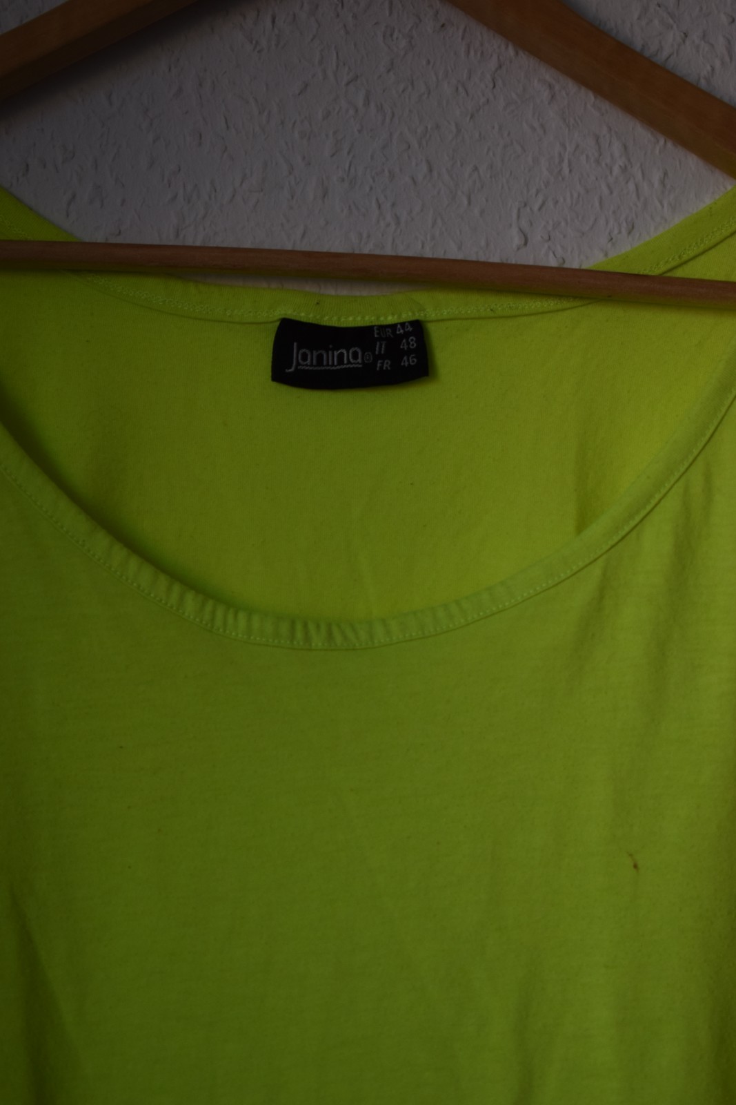 Janina Neon Lime Green Sleeveless Tank Top - Size EUR 44 image 3