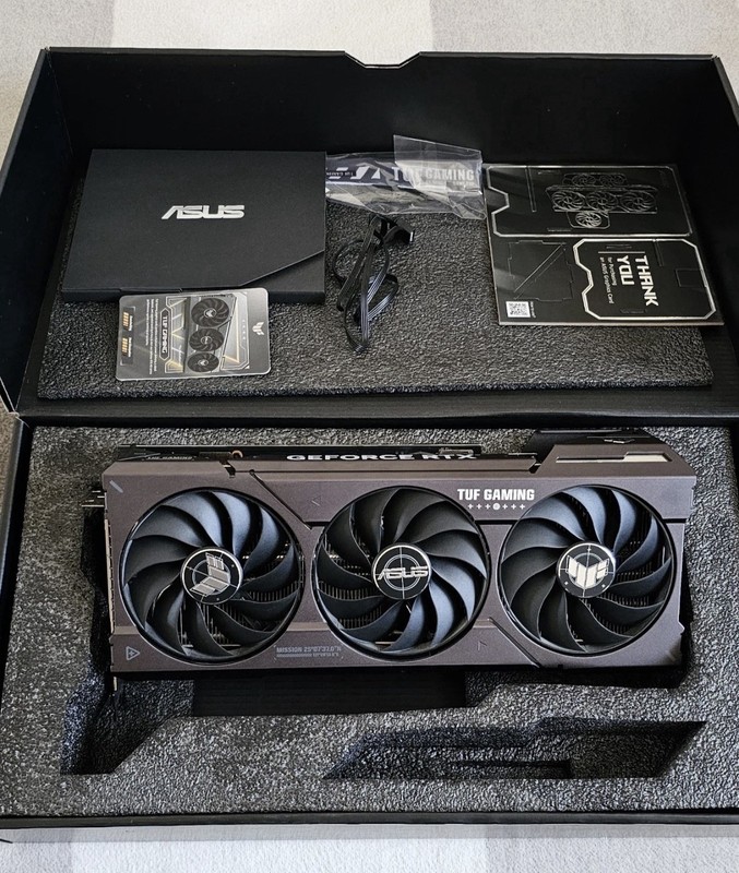 ASUS NVIDIA GeForce RTX 4070 TUF OC 12GB GDDR6X Graphics Card