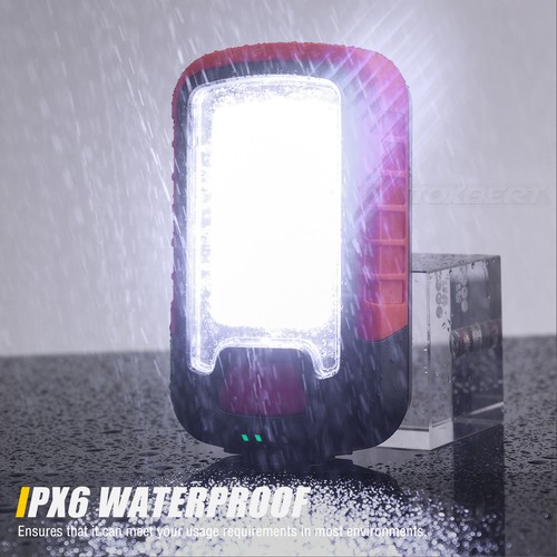 2x COB LED KFZ Arbeitsleuchte Akku Inspektionsleuchten Handlampe m Magnet Haken/ - Bild 3 von 7