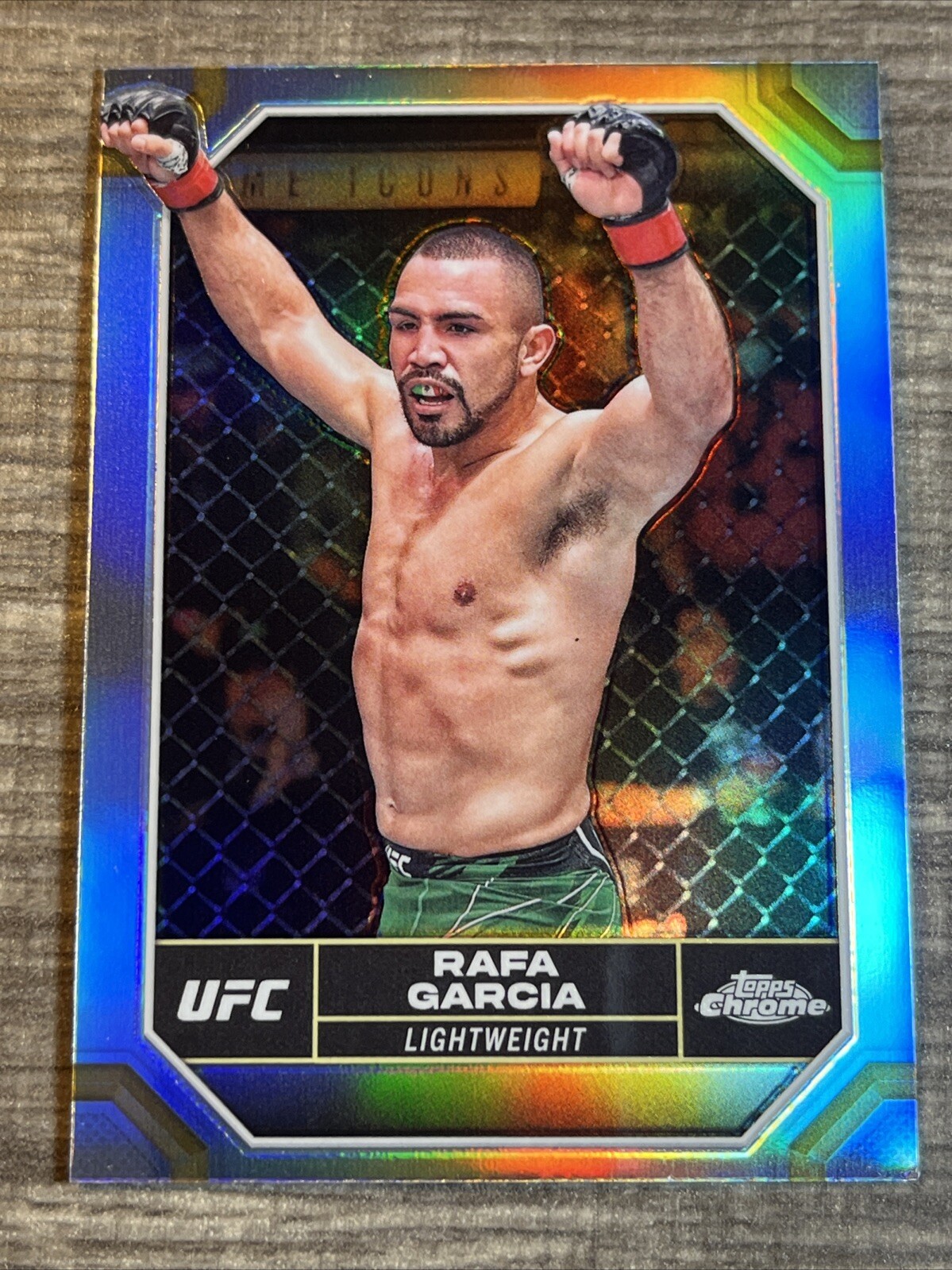 2024 Topps Chrome UFC #157 Rafa Garcia Prizm