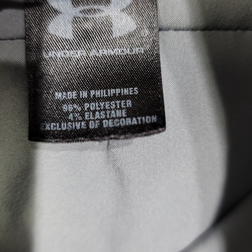 Under Armour Golf Pants Mens 36x32 Black Leg Spellout Stretch Chino *Iron Marks* - Bild 5 von 14