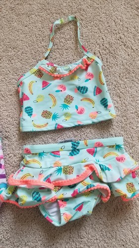 Toddler Girls' Swimsuit Lot – Size 18M – One-Piece & Two-Piece Swimwear - Bild 4 von 4