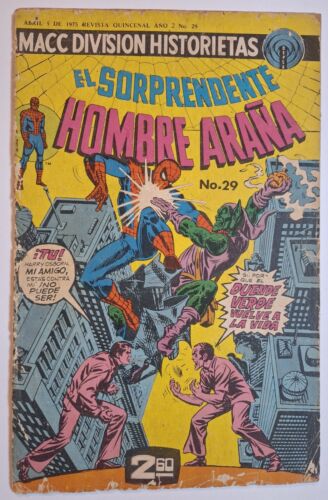 The Amazing Spiderman #136 spanish variant El Hombre Araña 29 Macc Division 1975 - 第 1/24 張圖片