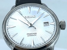 SEIKO PRESAGE Cocktail Time Automatic Watch Blue Dial Overhauled 4R35-01T0 Boxed 6