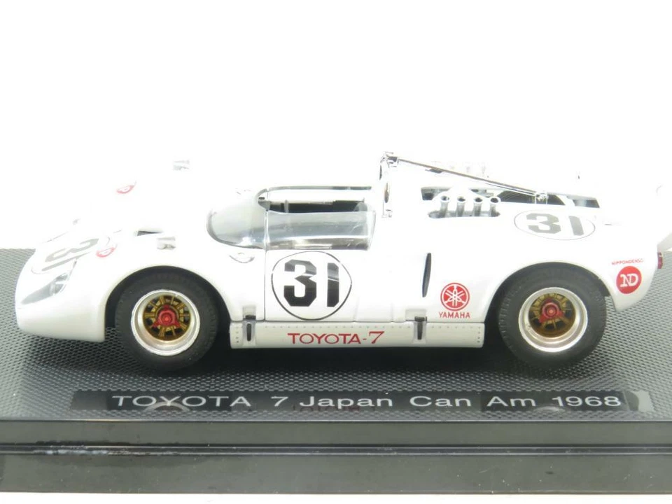 EBBRO Pressofuso Modelli 878 Toyota 7 Giappone Lattina Am 1968 No31 1 43 Scala - Immagine 4 di 4