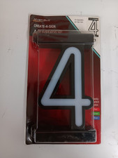 Mystiglo Business Signage For Store Create Sign 4 Color Light Number 4