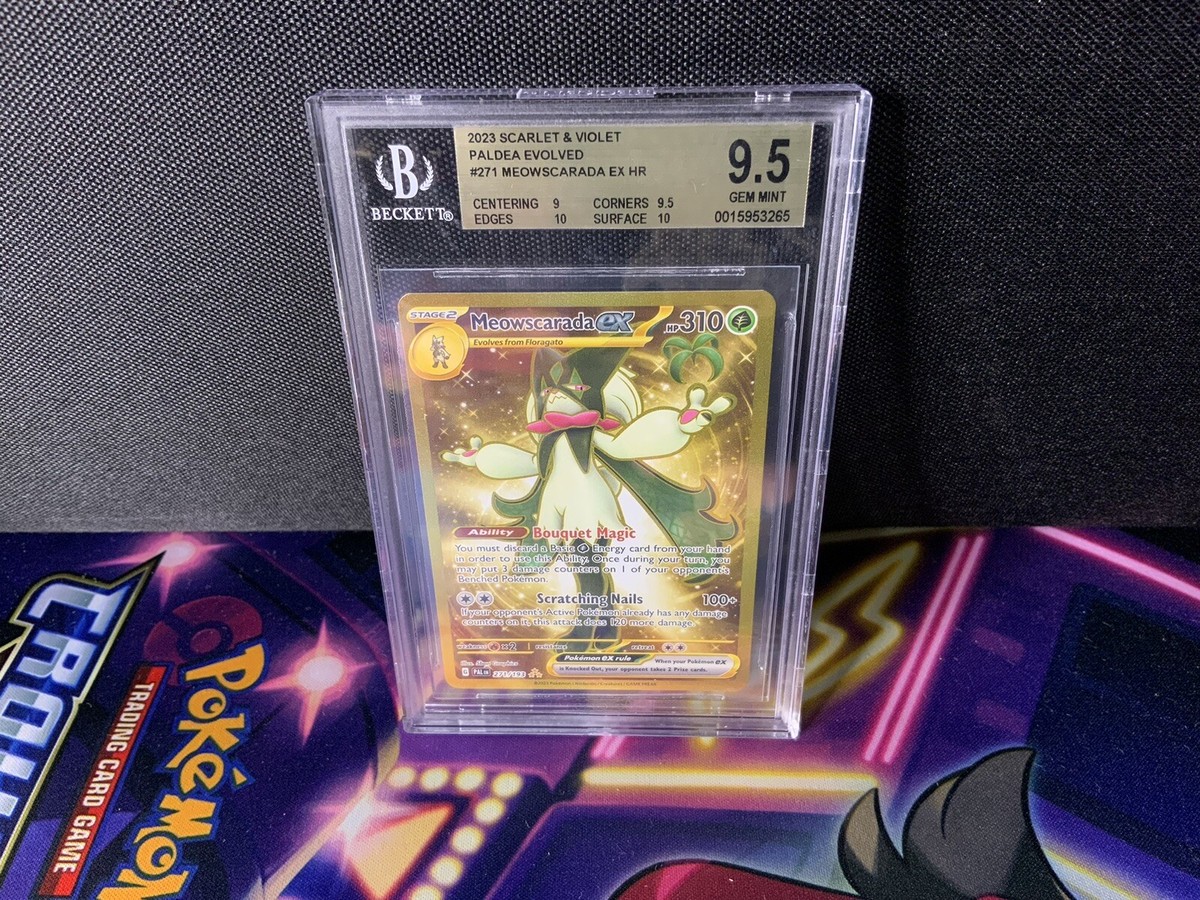 BGS 9.5 MEOWSCARADA EX 271/193 PALDEA EVOLVED POKEMON HYPER