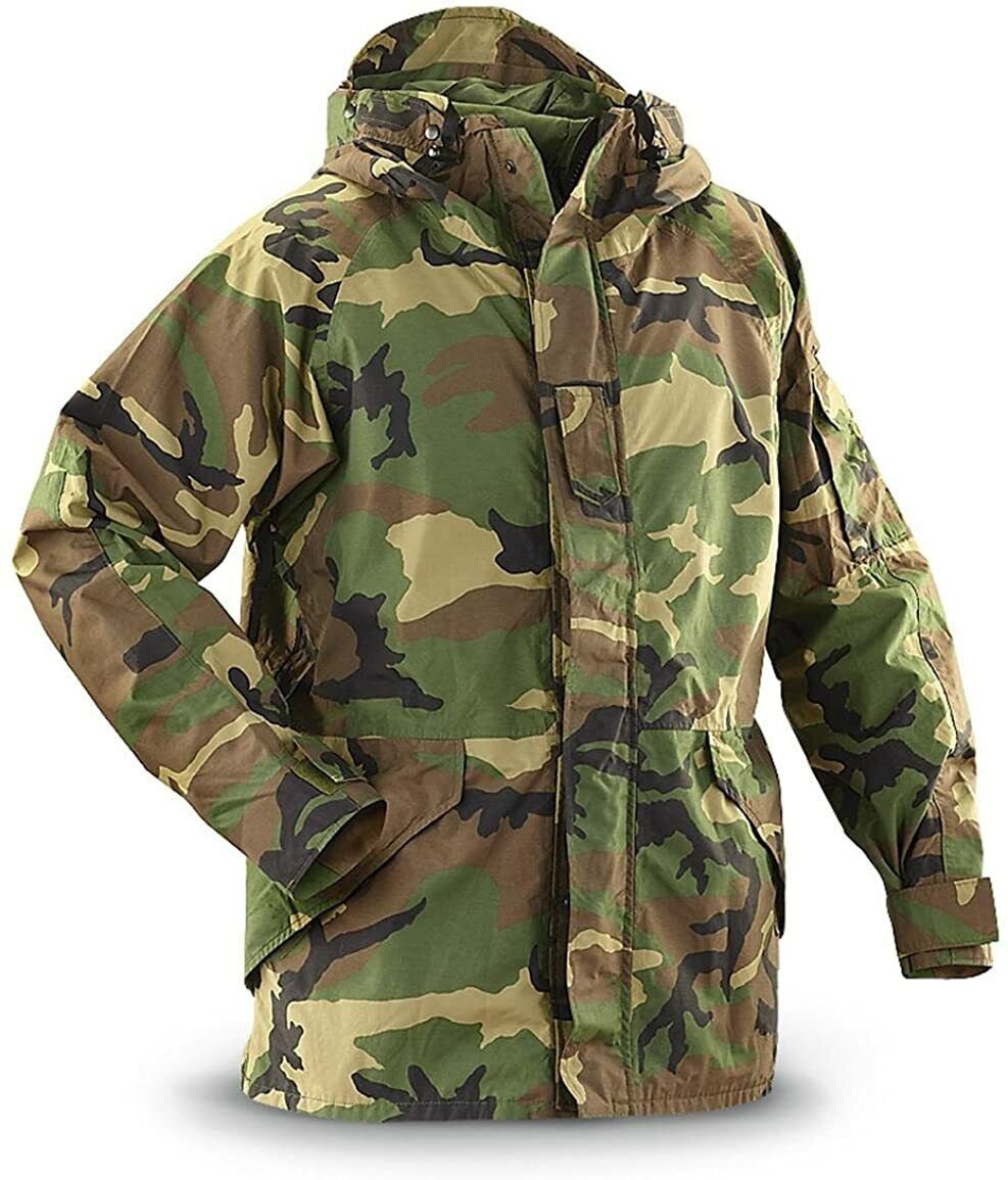 US Military Gore-Tex Jacket - Cold Weather Woodland Camo US Military Gore-Tex Jacket - Cold Weather Woodland Camo