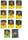 PANINI FOOT 2010 WORLD CUP SOUTH AFRICA . RONALDINHO 500 . ROBINHO KAKA BRAZIL
