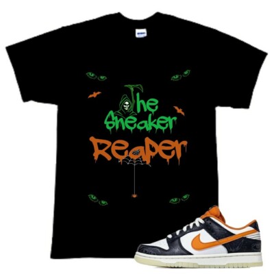 Kulture Kicks ''Sneaker Reaper'' Tee to match Halloween Dunk Nike Sneakers