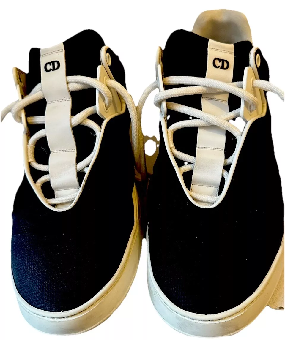Baskets Dior B17 blanches et noires taille UK 9,5 EU 43,5