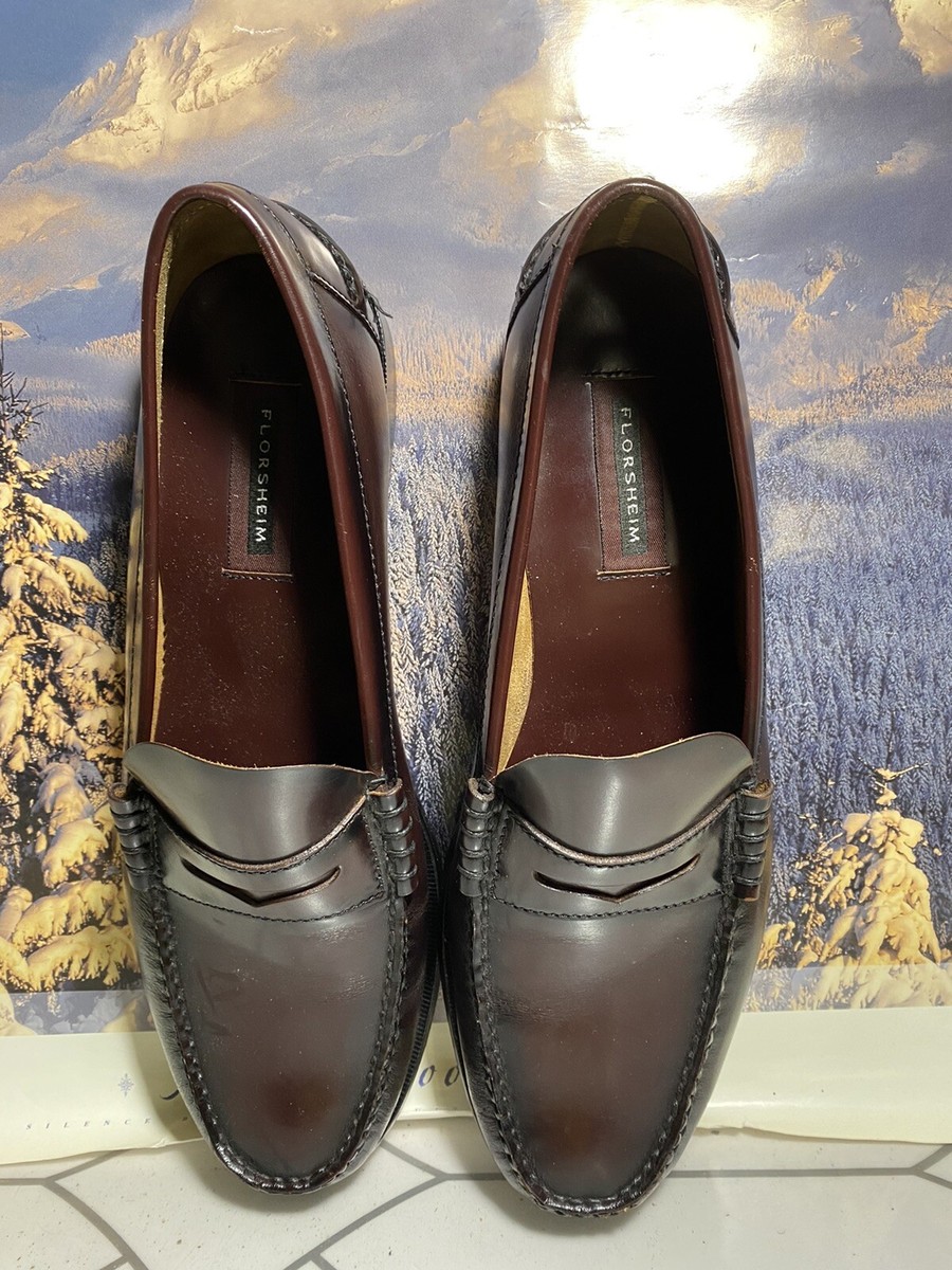 THE FLORSHEIM SHOE ローファー バーガンディ Florsheim Shoes Mens 13 D 17058-05 Brown Leather | eBay