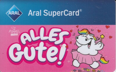 Aral SuperCard  -  Pummel Einhorn     (CT ETP0018A)     Alles Gute!