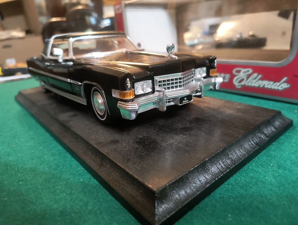 cadillac eldorado 1973 anson 1 18 nera in scatola originale  - Immagine 3 di 4