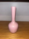 Vintage Mid Century Royal Haeger USA Pink Bud Vase Matte Pink 7.25"