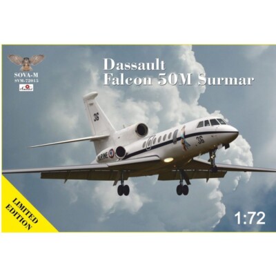 Dassault Falcon 50MSurmar SOVA-M SVM 72015 Plastic model aircraft kit Scale 1:72