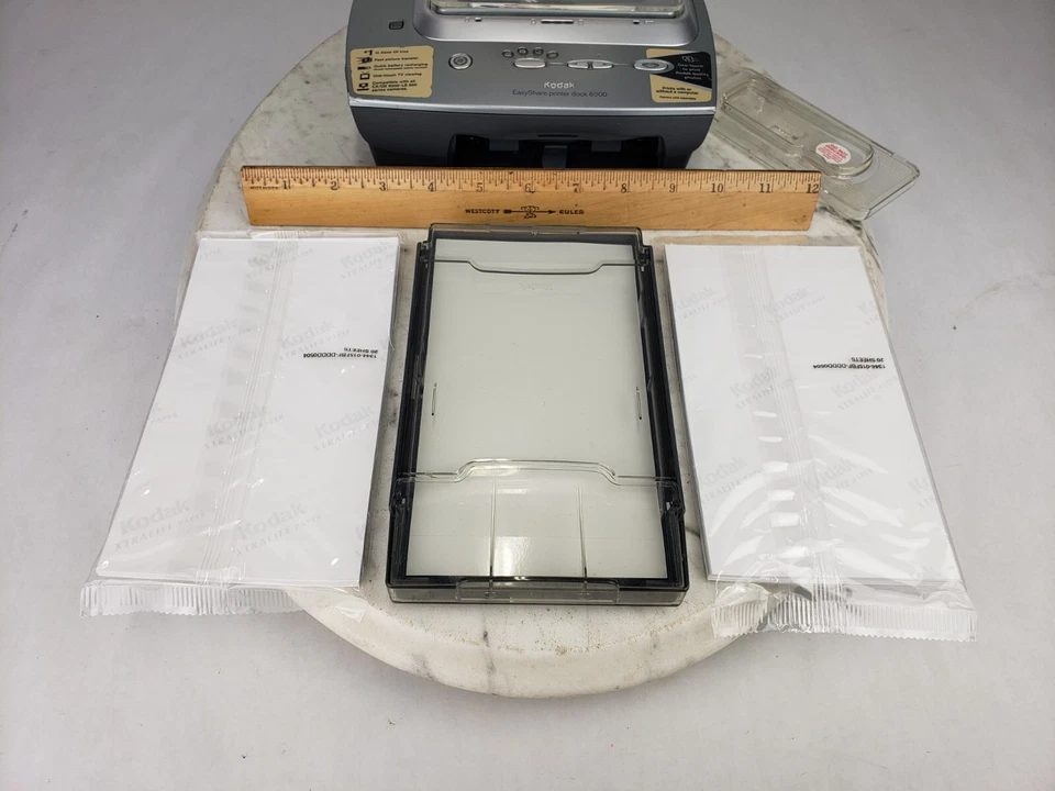 Kodak EasyShare Printer Dock Station CX 6000 Paper Accessories - Parts Untested - Image 3 of 4