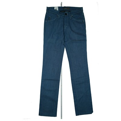 Lee X Line Rice Damen Jeans Hose Straight high Waist stretch 36 W28 L33 Blau NEU
