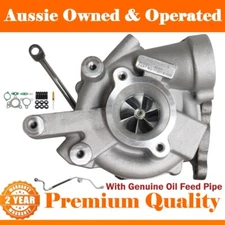 Billet Turbo No Actuator+Oil Feed Pipe For Toyota LandCruiser 200Series 4.5L RHS