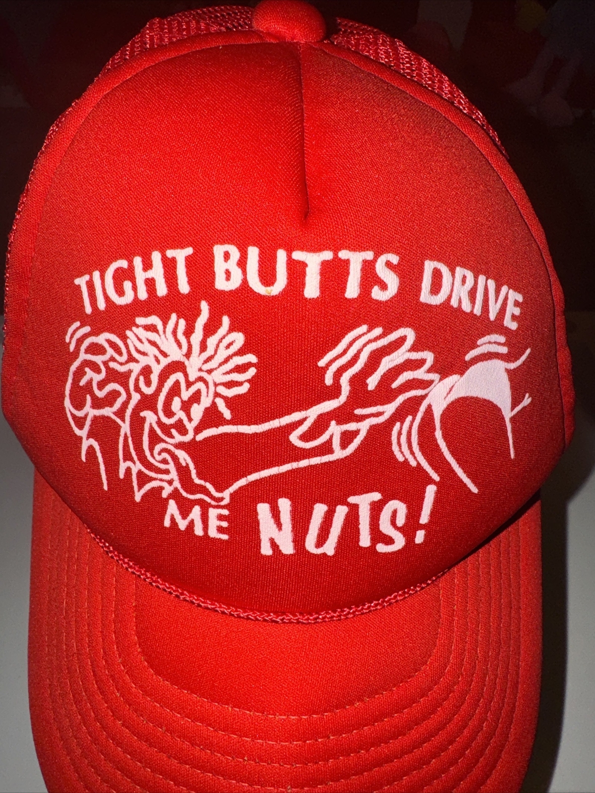 Tight Butts Drive Me Nuts Mens SnapBack Trucker Hat Vintage Rare eBay