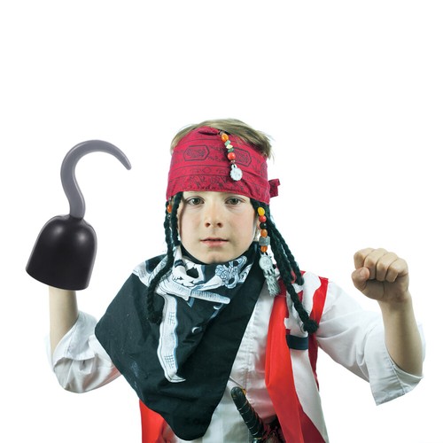 Pirate Hook Novelty Halloween Pirate Cosplay Fancy Dress Accessory - Picture 12 of 12