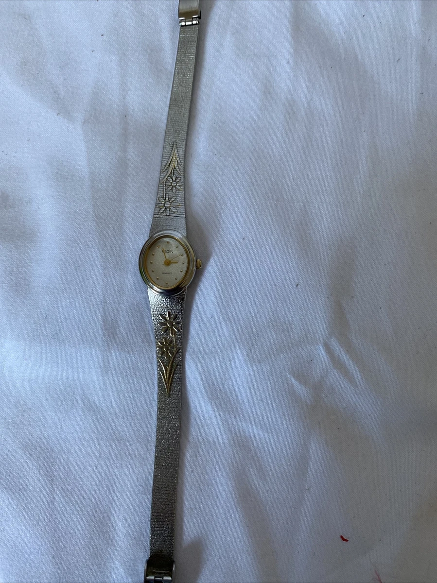 Elgin quartz watch deals women's