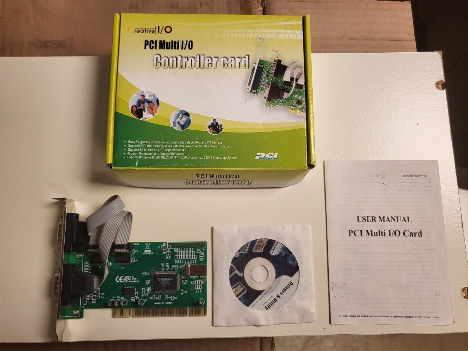 PCI Multi I/O Controller Card 2 Port 32-Bit PCI Bus New | EBay
