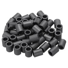50Pcs Ferrite Toroid Core, Toroid Core 0.5"ODx0.3"IDx0.6"H Ferrite Rings, Black