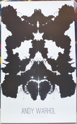 ANDY WARHOL、#5 Rorschachmalningar ANDY WARHOL、#5 Rorschachmalningar