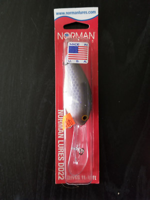 Norman Lures DD22 HD 1oz 333 Pearl Violet**