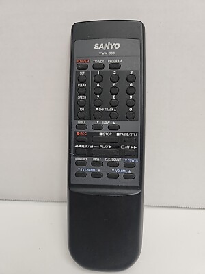 Genuine SANYO VWM-330 Remote Control  Very Good Shape