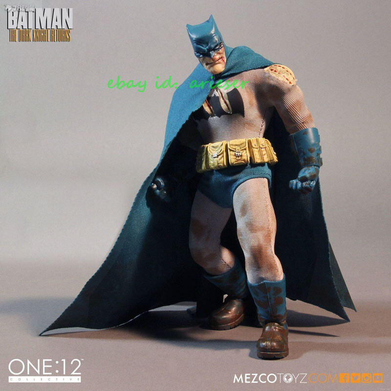 Mezco Toyz 1/12 Mutant Leader Vs Batman Boxed Set Dark