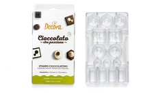 Stampo Cioccolatini in Policarbonato Decora fantasia GEOMETRICO