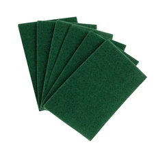 Pot Brite Scouring Fiber Pad 6 Pk - Nylon & Polyester 4" x 6" Cleaning Pads LOLA