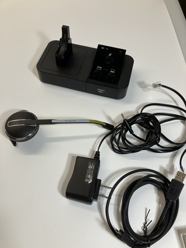 Jabra PRO 9450 9400BS Base Flex Boom Mic Power USB Phone Cords - Zdjęcie 7 z 8