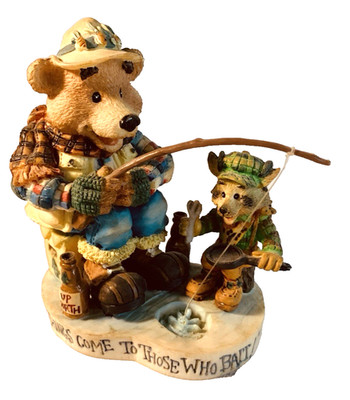 Moose Creek Crossing Good Things Come To Those Who Bait Enesco 144770 Vtg 1995