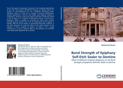 Bond Strength of Epiphany Self-Etch Sealer to Dentine Mohannad Nassar