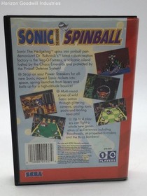 1993 Sonic Speedball Video Game For The Sega Genesis 670-3621 (F)