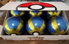 EMPTY Quick Ball Tin Set Of 6 W/ Display Box!