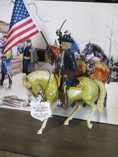 Hartland General Custer western rider on prancer horse saddle hat gun flag sword