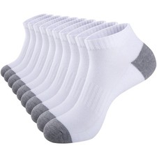 10 Pairs Mens Ankle Socks Low Cut Socks for Men Athletic Socks Breathable Cus...