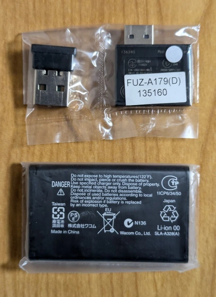 Kit de accesorios inalámbricos Wacom ACK-40401 genuino para Intuos y Bamboo Series Exc Foto 2 de 2