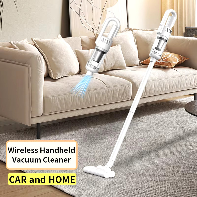 Aspirapolvere Portatile 6500Pa Cordless - Ricarica Rapida Type-C Auto