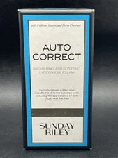 SUNDAY RILEY Auto Correct Brighten & Depuffing Eye Contour Cream | 15mL / 0.5 oz